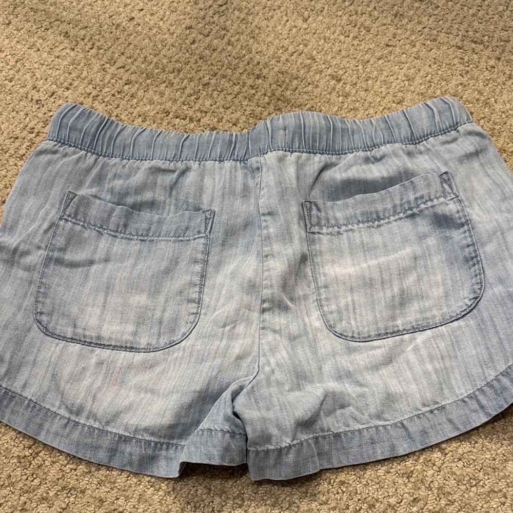 Bella Dahl Light Blue Shorts - Picture 5 of 5